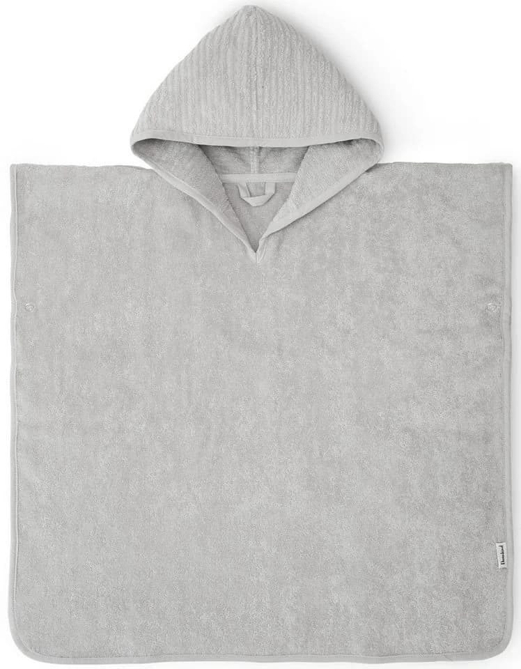 Ehrenkind Badeponcho Bio-Baumwolle Hellgrau Kinder 1-5 Jahre - Bild 2