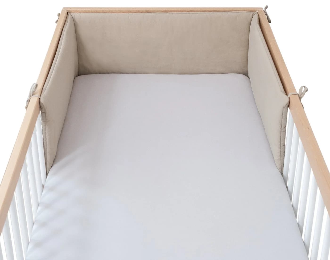 Ehrenkind Bettumrandung Babybett Bio-Baumwolle Beige - Bild 2