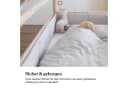 Ehrenkind Bettumrandung 4-tlg. Beige Bio-Baumwolle Bild 1