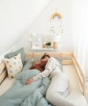 Ehrenkind Kinderbett Sona massiv Kiefernholz weiß mit Rausfallschutz Bild 3