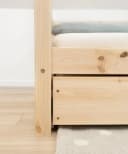 Ehrenkind Kinderbett Sona massiv Kiefernholz weiß mit Rausfallschutz Bild 4