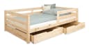 Ehrenkind Kinderbett Sona Massivholz Kiefer mit Rausfallschutz Natur Bild 2