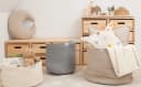 Ehrenkind Aufbewahrungskorb Spielzeugkorb Beige/Natur/Grau Bild 3
