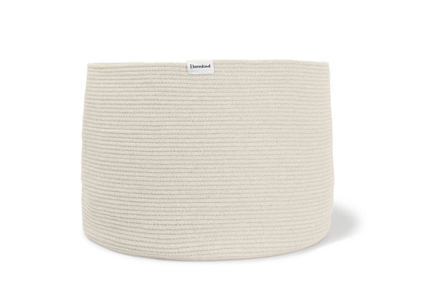 Ehrenkind Aufbewahrungskorb Spielzeugkorb Beige Grau Robustes Seil - Bild 2