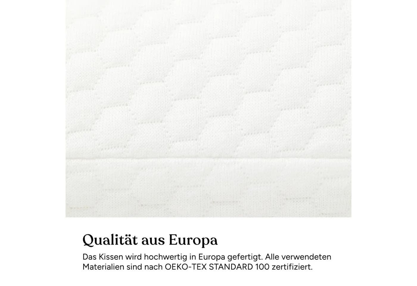 Ehrenkind Nackenstützkissen Memory Foam viskoelastisch, Polyurethan Schaum, ergonomisch, antibakteriell & hypoallergen - Bild 5
