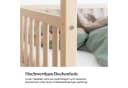 Ehrenkind Hausbett Livo Massivholz Montessori Bett höhenverstellbar Bild 5