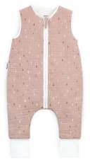 Ehrenkind Babyschlafsack Musselin mit Füßen 2.5 TOG Rosa Bio-Baumwolle Bild 2
