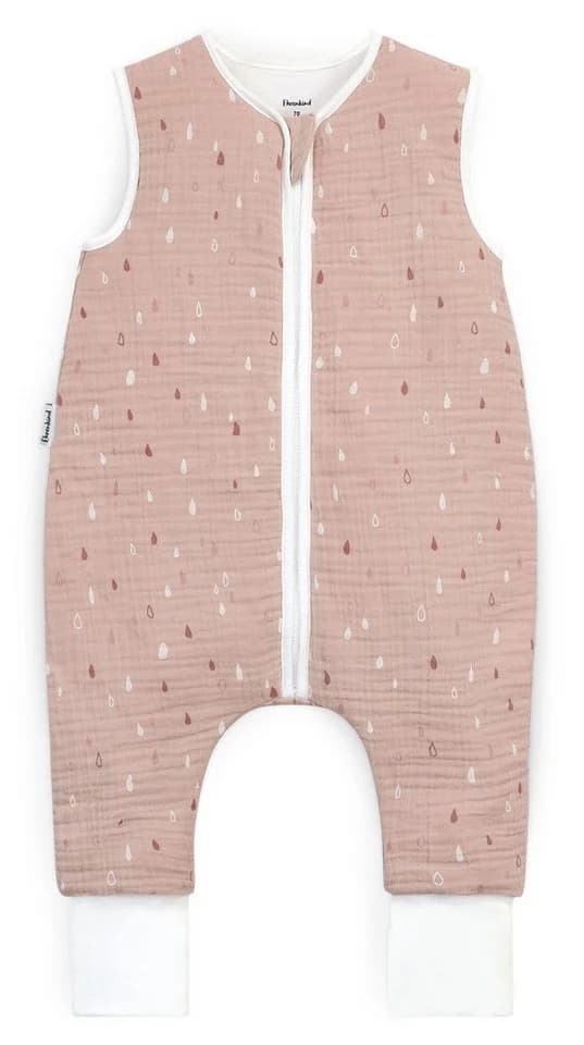Ehrenkind Babyschlafsack Musselin mit Füßen 2.5 TOG Rosa Bio-Baumwolle - Bild 2