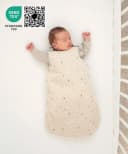 Ehrenkind Babyschlafsack Musselin Grau Weiß Punkte 2.5 TOG Bild 1