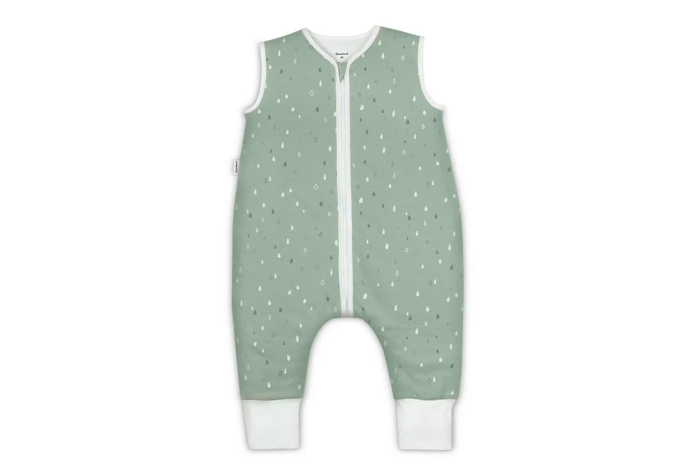 Ehrenkind Babyschlafsack Sommer mit Beinen 1 TOG Bio-Baumwolle Grün - Bild 2