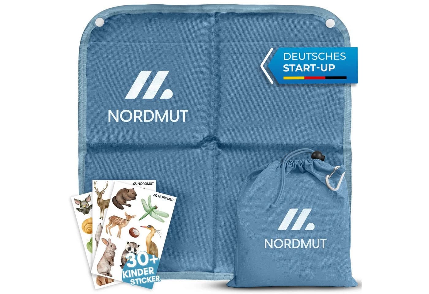 Nordmut Thermositzkissen Ylläs Blau Faltbar & Wasserabweisend - Bild 2