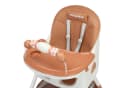 TWINKY Kinderstuhl 3 in 1 Baby Hochstuhl Braun Kunstleder Bild 5