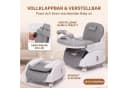 TWINKY Kinderklappstuhl Grau Silber 3-in-1 Hochstuhl Bild 4