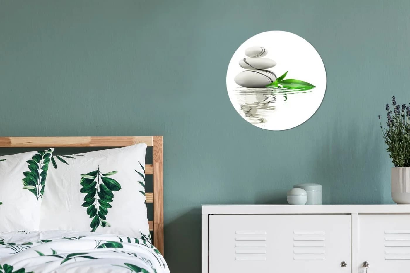 MuchoWow Wandsticker Zen-Steine im Wasser Selbstklebend 30x30 cm - Bild 3