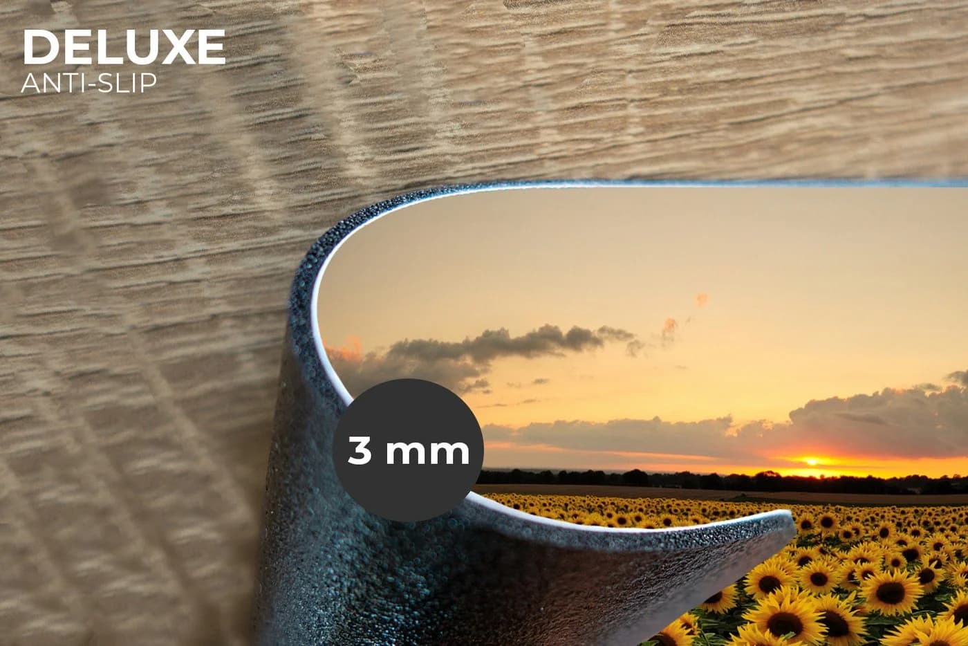 MuchoWow Platzset 6er Set Sonnenblume Bunt Vinyl