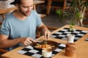 MuchoWow Platzset Schachbrett - Schwarz Weiß - 6er Set Bild 5