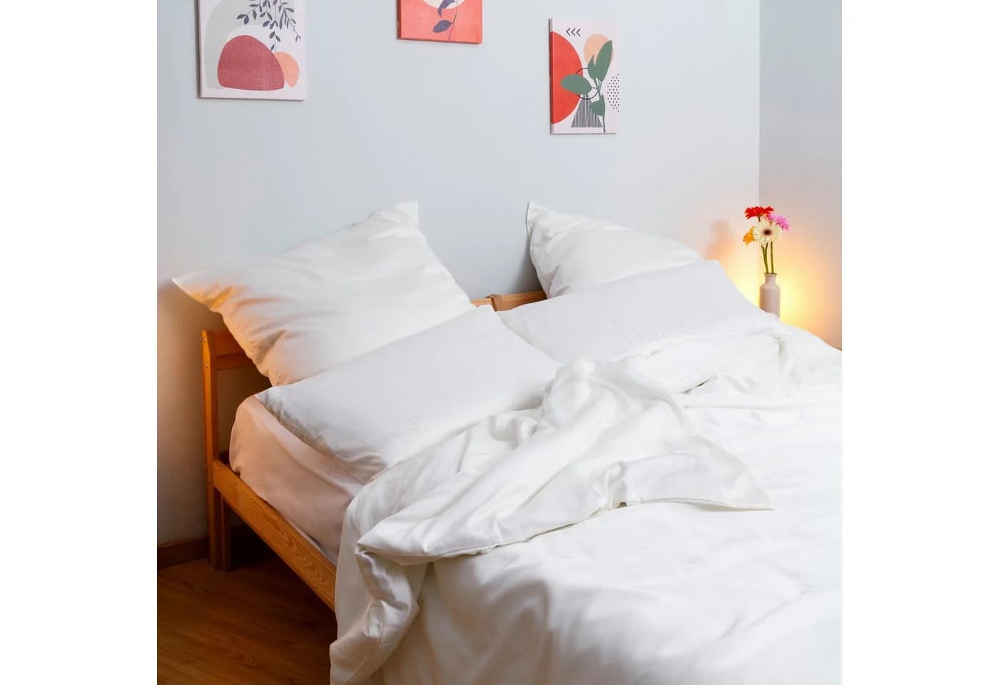 Wolkenfeld Kissenbezug Mako-Satin Baumwolle Kopfkissenbezug Premium Kissenbezug - Bild 5