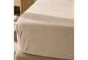 Wolkenfeld Spannbettlaken Flanell 100% Baumwolle Beige Bild 5