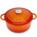 KLAMER Gusseisenbräter 5L Emaille Orange 25cm Bild 2