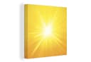 OneMillionCanvasses® Leinwandbild Eine Illustration einer hellen Sonne Fotodruck Wandbild Bild 2