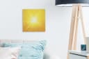OneMillionCanvasses® Leinwandbild Eine Illustration einer hellen Sonne Fotodruck Wandbild Bild 3