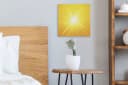 OneMillionCanvasses® Leinwandbild Eine Illustration einer hellen Sonne Fotodruck Wandbild Bild 4