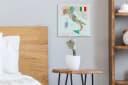 OneMillionCanvasses® Leinwandbild Karte von Italien Fotodruck Wandbild Bild 4