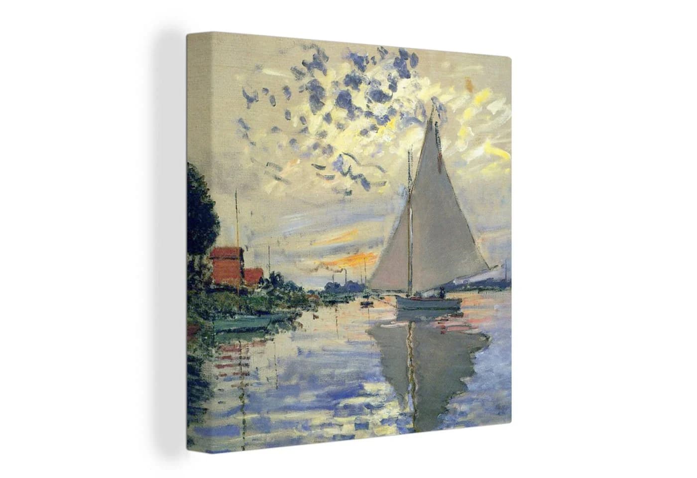 OneMillionCanvasses® Leinwandbild Segelboot Claude Monet - Bild 2