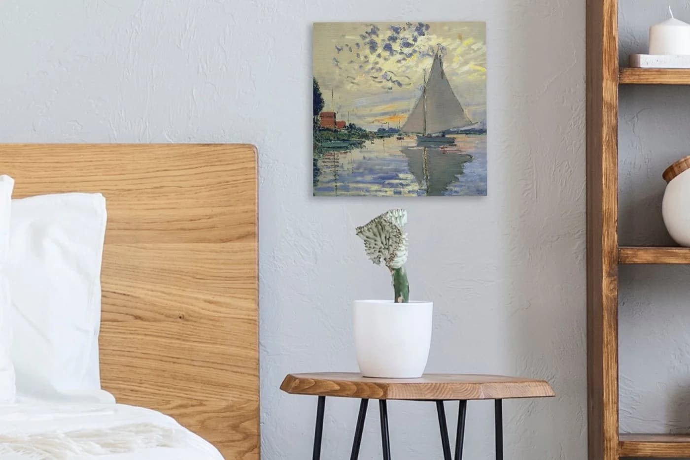 OneMillionCanvasses® Leinwandbild Segelboot Claude Monet - Bild 4