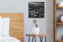 OneMillionCanvasses® Leinwandbild Londoner Skyline Schwarz-Weiß Bild 4