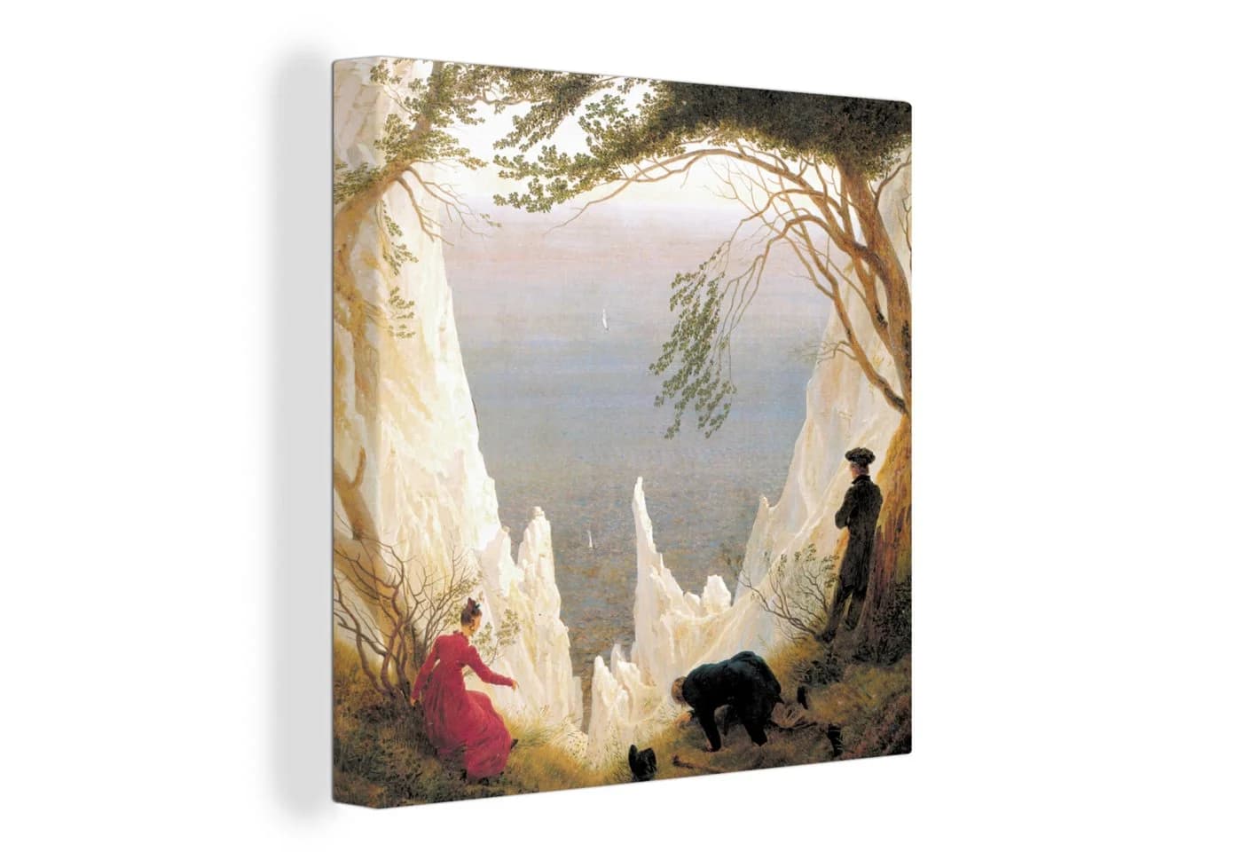 OneMillionCanvasses® Leinwandbild Kreidefelsen Rügen Caspar David Friedrich - Bild 2
