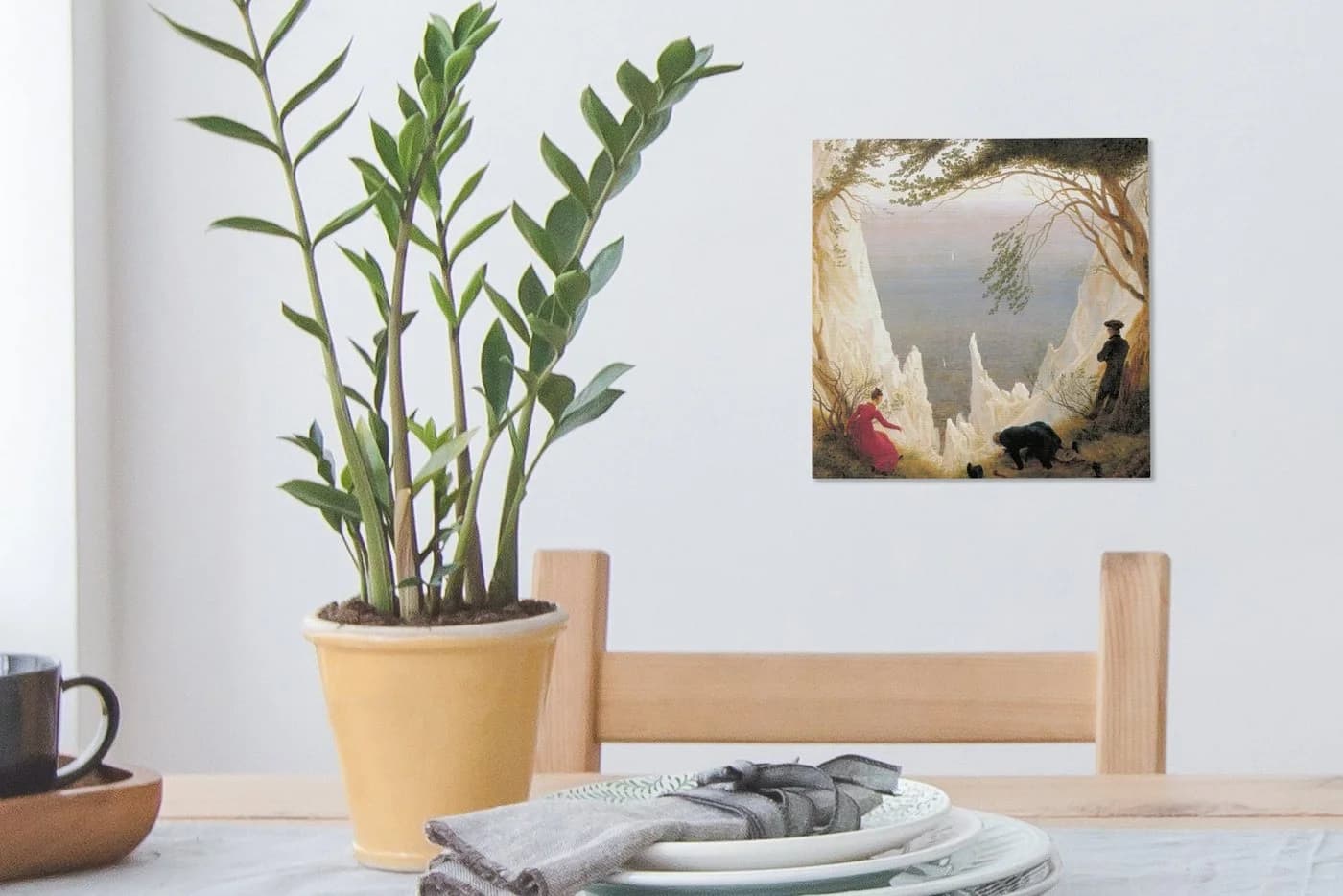 OneMillionCanvasses® Leinwandbild Kreidefelsen Rügen Caspar David Friedrich - Bild 5