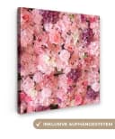 OneMillionCanvasses® Leinwandbild Blumen Rosa Rosen Fotodruck Wandbild Bild 2