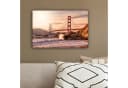 OneMillionCanvasses® Leinwandbild San Francisco - Brücke - Sonne, Fotodruck 30x20 cm Bild 4