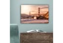 OneMillionCanvasses® Leinwandbild San Francisco - Brücke - Sonne, Fotodruck 30x20 cm Bild 5
