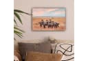 OneMillionCanvasses® Leinwandbild Zebras auf dem Lande 30x20 cm Bild 1