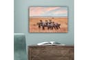 OneMillionCanvasses® Leinwandbild Zebras auf dem Lande 30x20 cm Bild 5