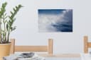 OneMillionCanvasses® Leinwandbild Wolkenblau Weiß Wanddeko Bild 5