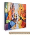 OneMillionCanvasses® Leinwandbild Abstrakt Bunt 20x20 cm Bild 2