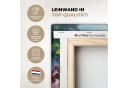 OneMillionCanvasses® Leinwandbild Frau mit Regenschirm Ölfarbenoptik Bild 3
