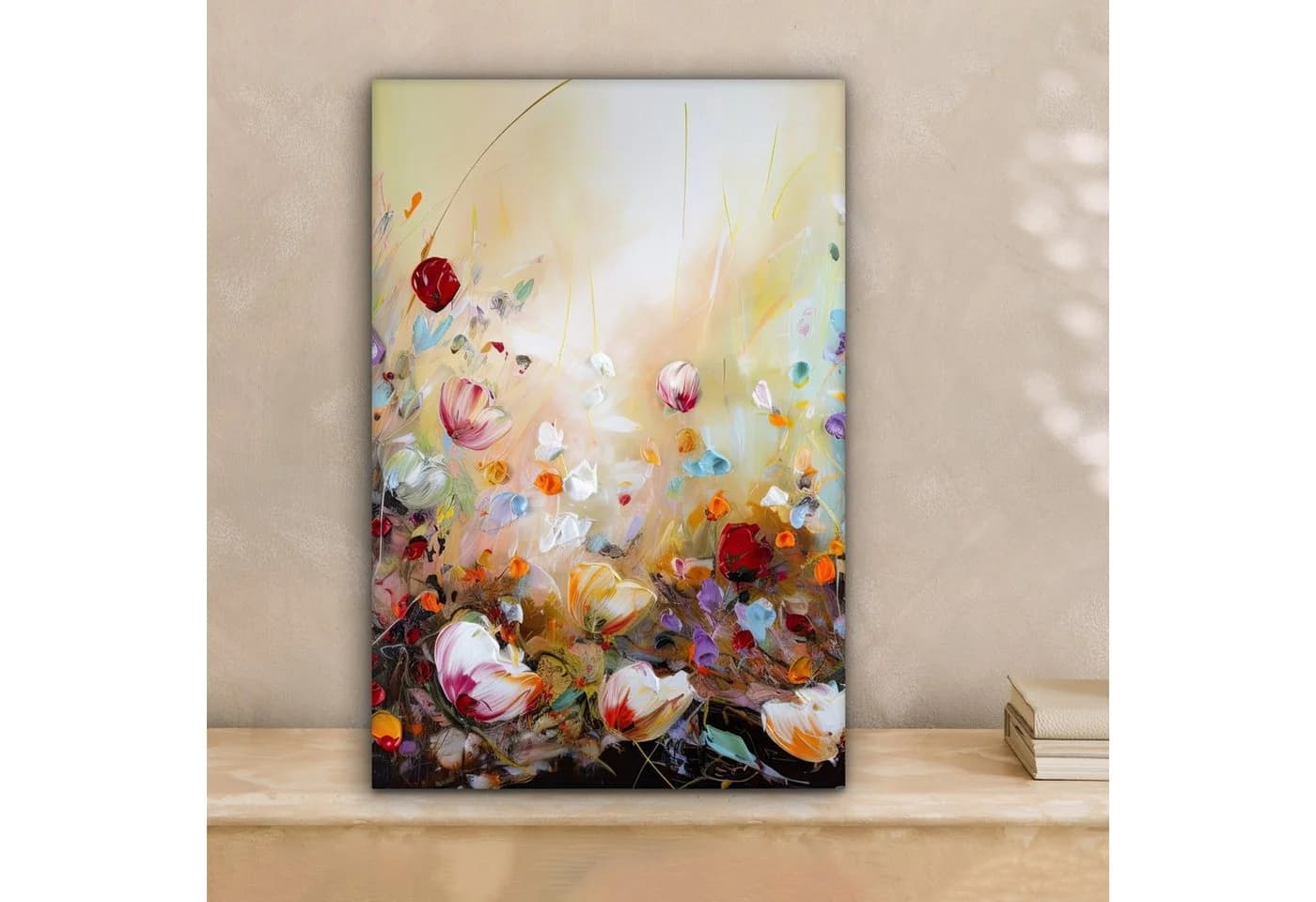 OneMillionCanvasses® Leinwandbild Bunt Blumen Natur