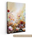 OneMillionCanvasses® Leinwandbild Bunt Blumen Natur Bild 2