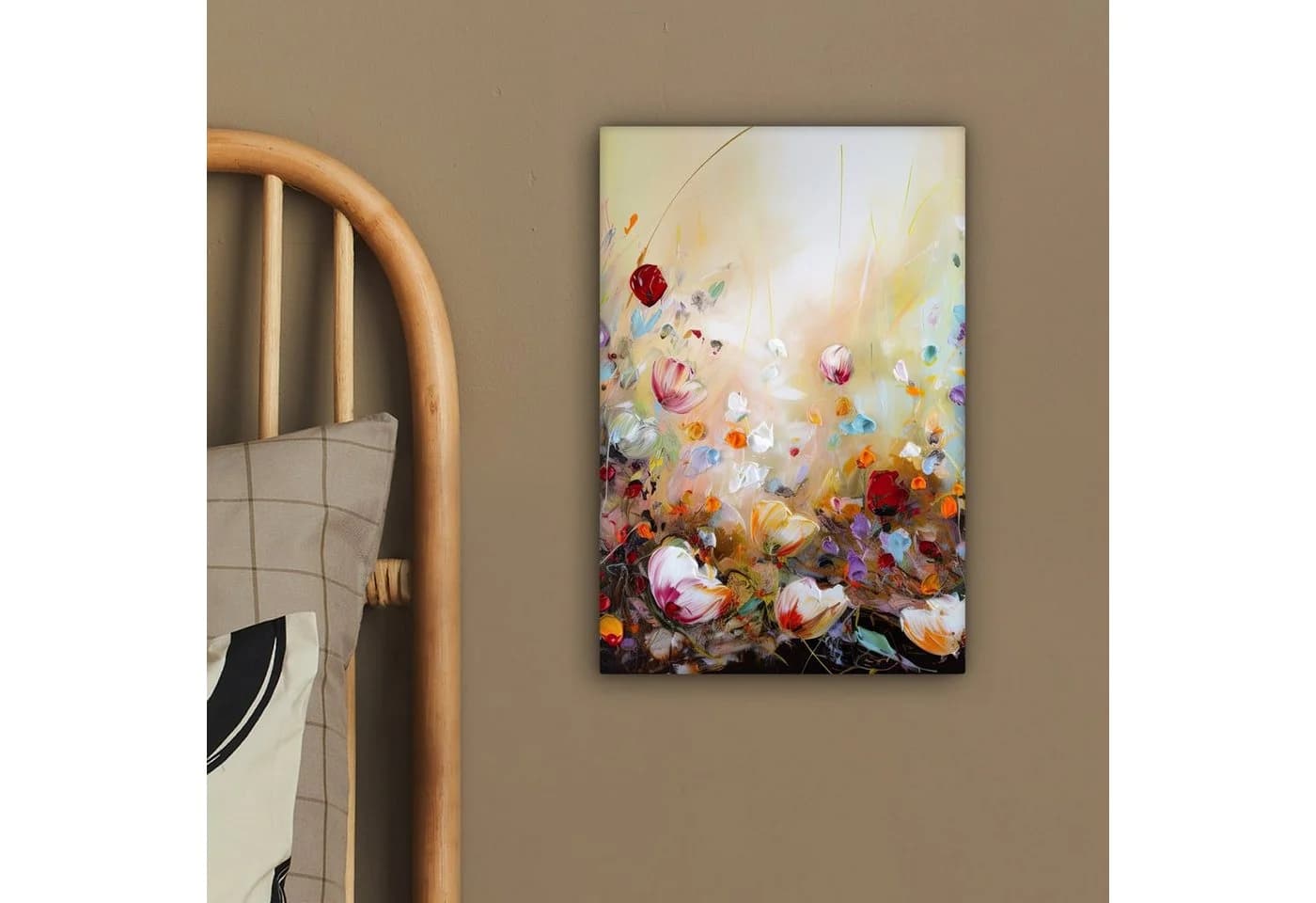 OneMillionCanvasses® Leinwandbild Bunt Blumen Natur - Bild 4