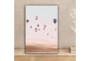 OneMillionCanvasses® Leinwandbild Heißluftballon Wüste Natur Bild 1