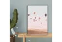 OneMillionCanvasses® Leinwandbild Heißluftballon Wüste Natur Bild 5