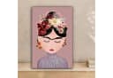 OneMillionCanvasses® Leinwandbild Pastell Frau Frida Kahlo Bild 1