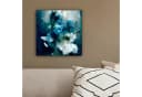 OneMillionCanvasses® Leinwandbild Blauer Blumenstrauß Wandbild Deko Bild 4
