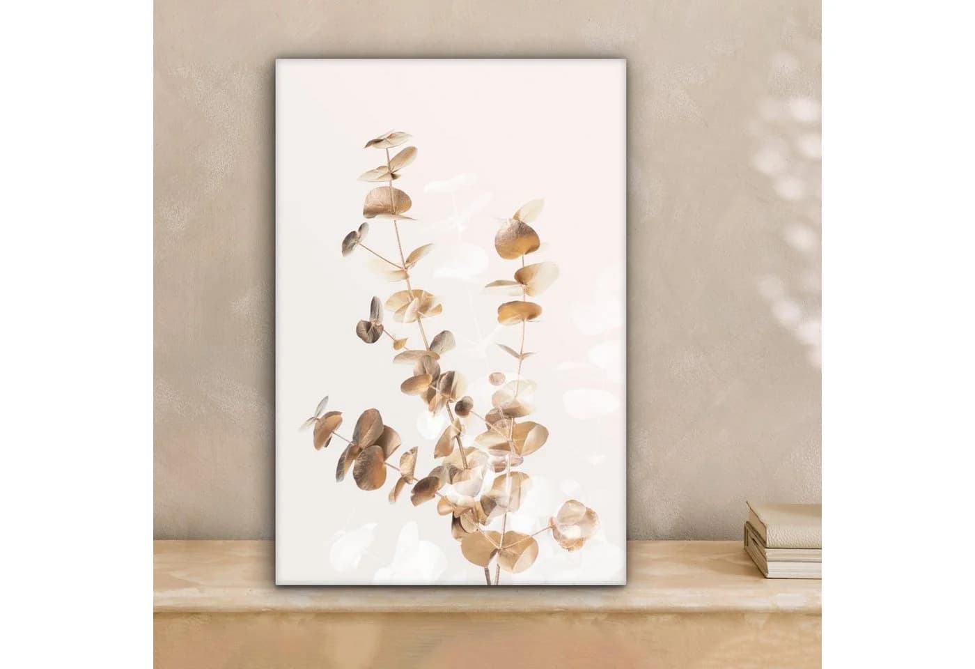 OneMillionCanvasses® Leinwandbild Eukalyptus Gold Natur
