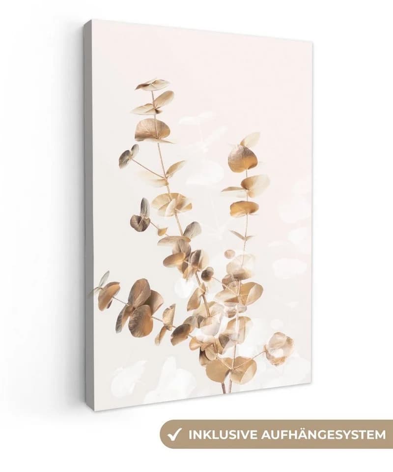 OneMillionCanvasses® Leinwandbild Eukalyptus Gold Natur - Bild 2