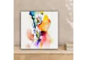 OneMillionCanvasses Leinwandbild Aquarell Regenbogen Bunt Bild 1